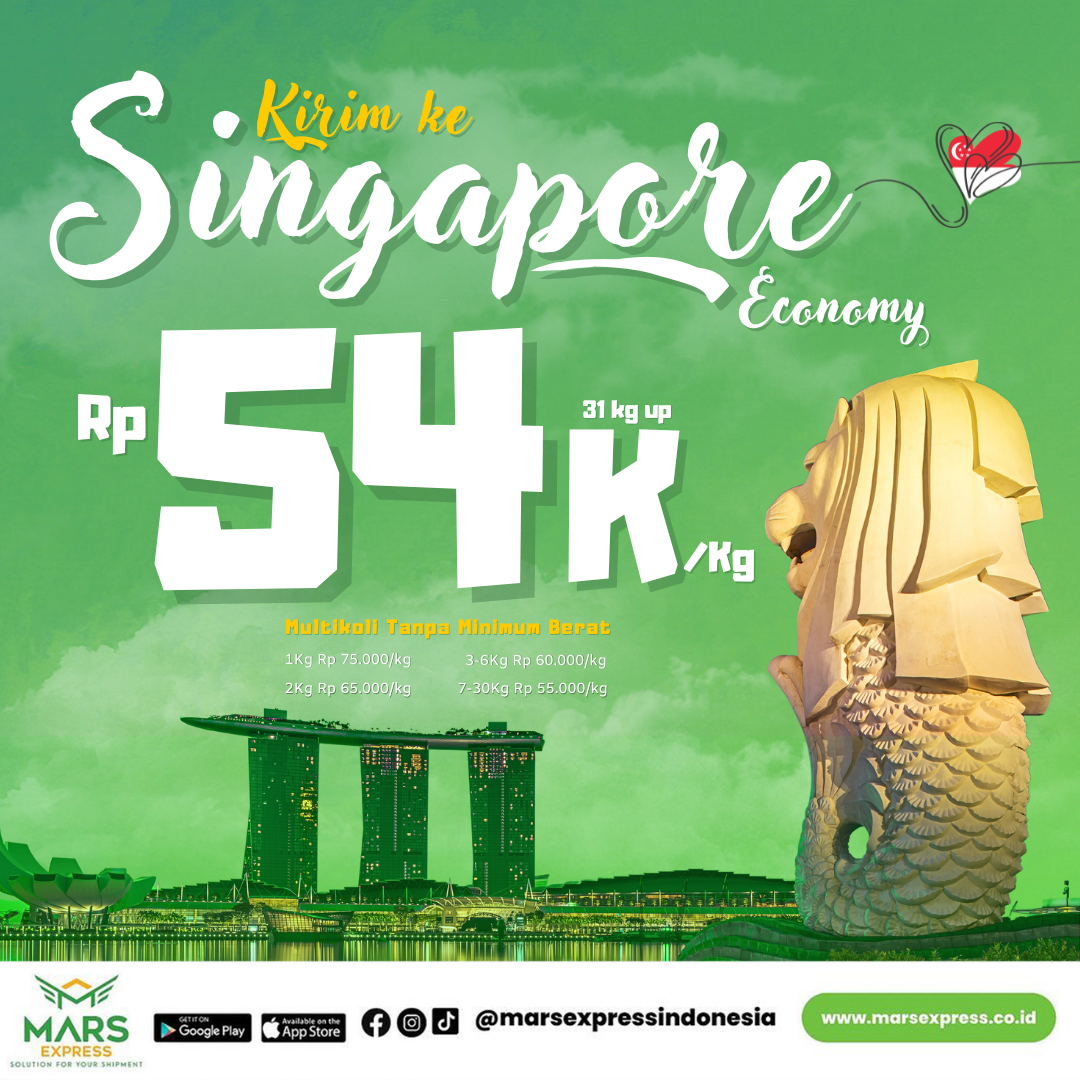 Promo Kirim Paket ke singapore murah dan cepat