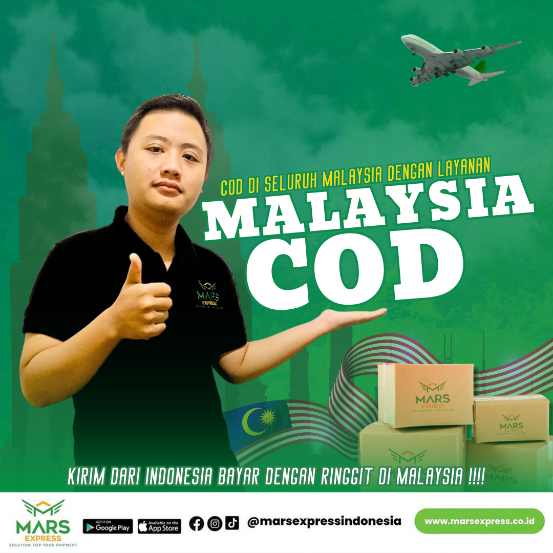Kirim paket ke malaysia bayarnya COD dengan ringgit di malaysia